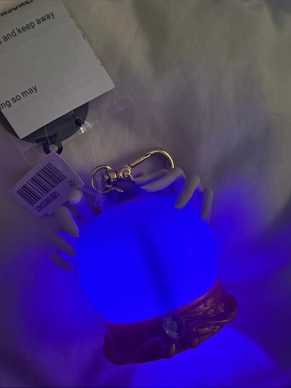 NWT Bath&Body Works Light Up Fortune Teller Crystal Ball Hand Sanitizer Holder🔥